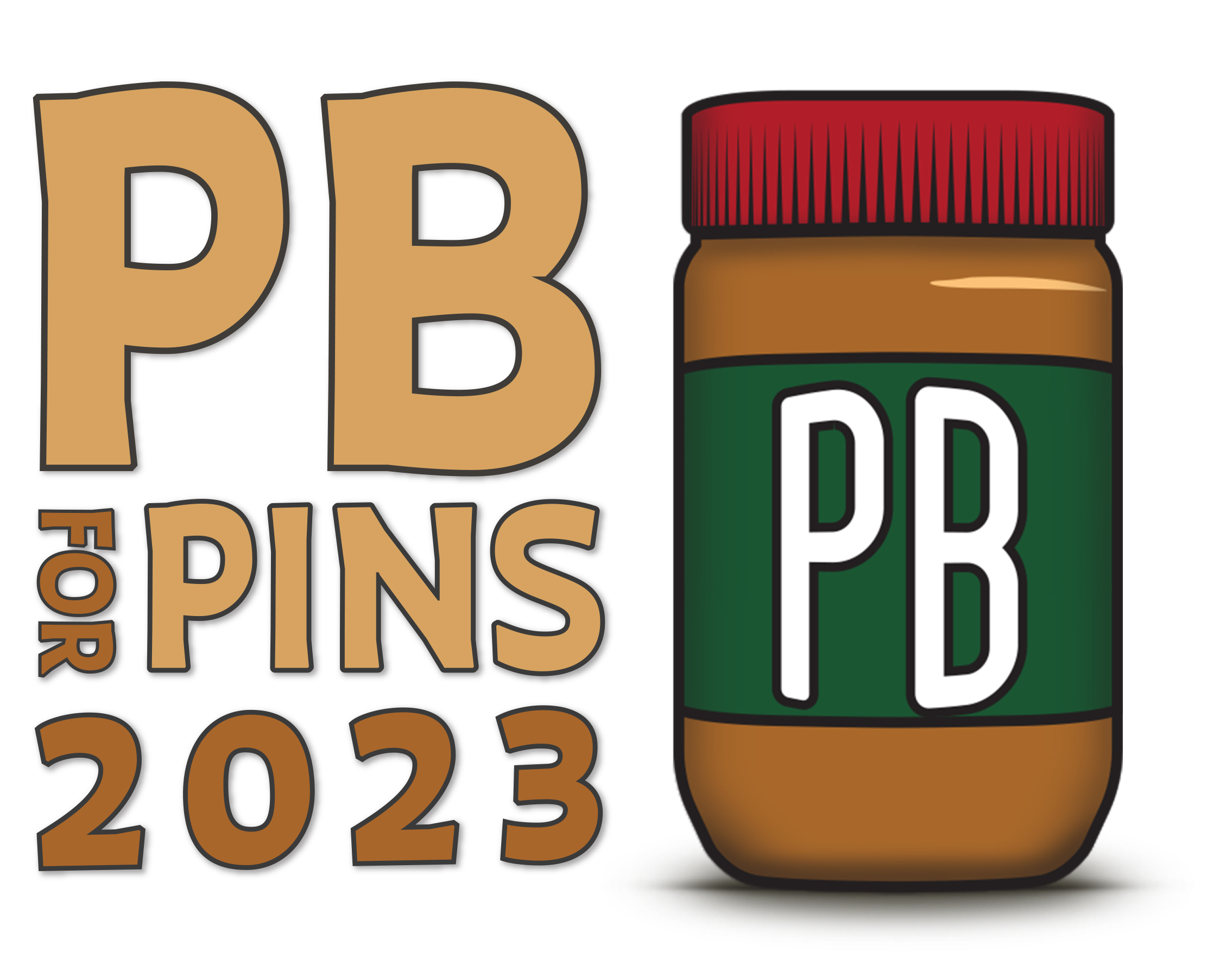 PB For Pins 2023, Jar of Peanut Butter