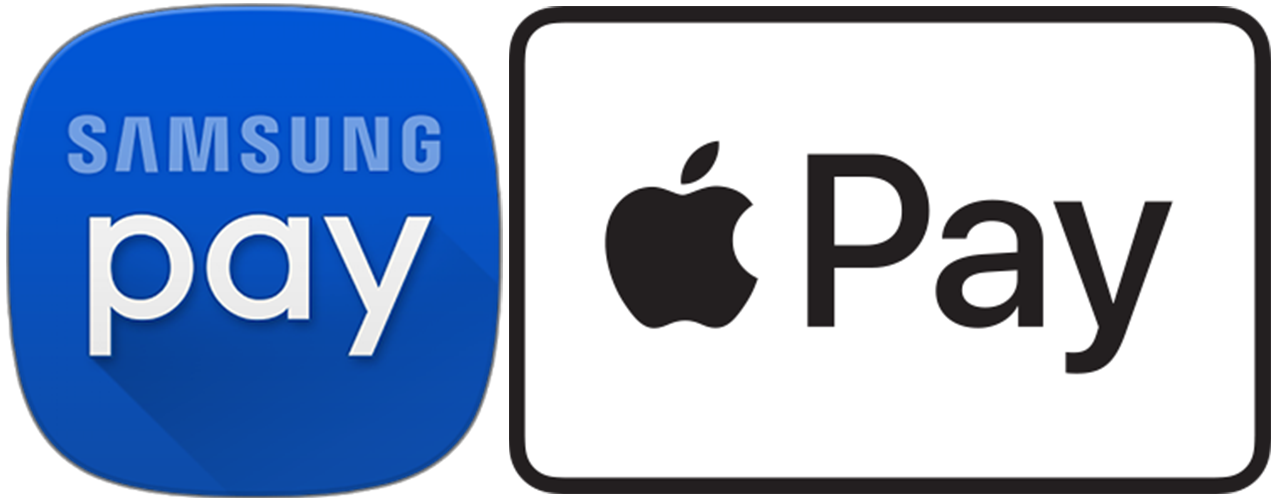 Apple App Store & Samsung Pay Logo Button