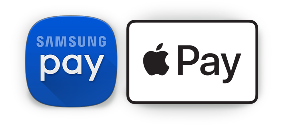 Apple Pay & Samsung Pay Logos